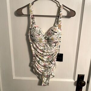 Nip Tuck floral swimsuit NWT